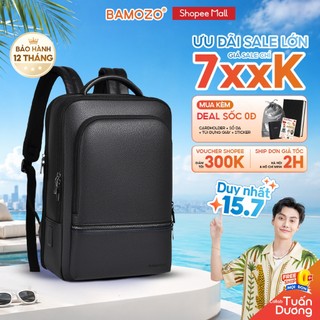 Balo da nam nữ B Bamozo Vestor sức chứa 16 inch có cổng sạc USB, chống sốc, chống nước cao cấp_BL07