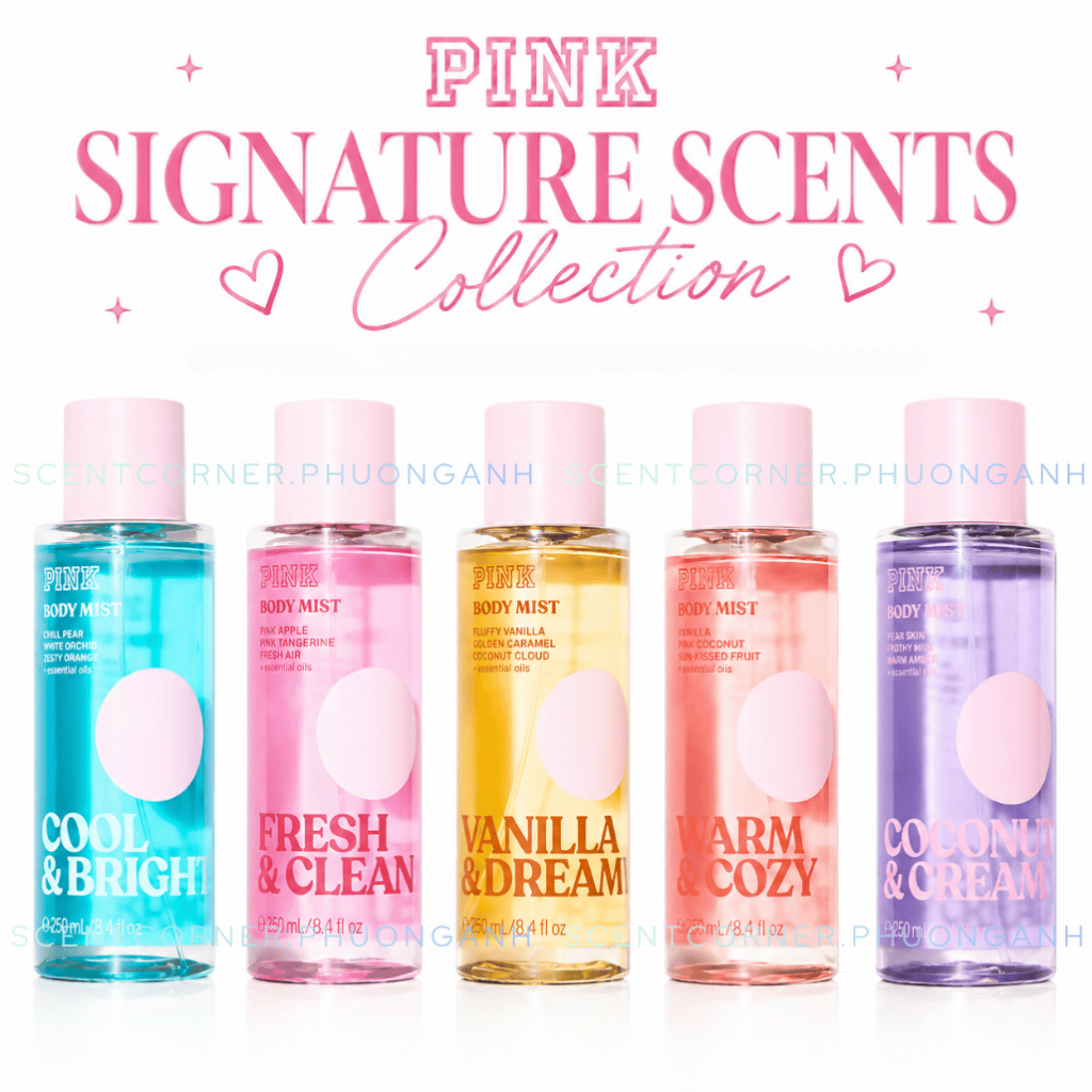 [ Mini để thử mùi ] Cool & Bright | Warm & Cozy | Fresh & Clean | Vanilla Dreamy - Xịt thơm Body Mis