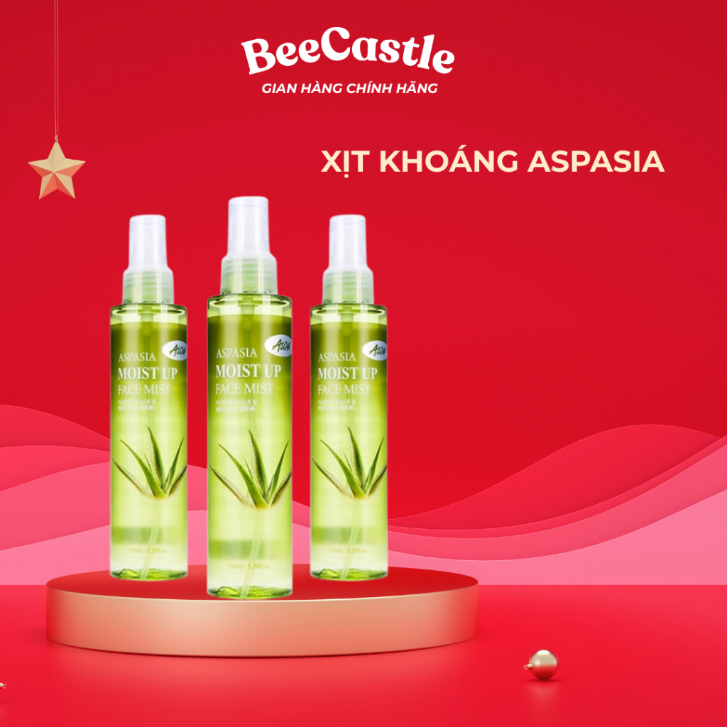 Xịt khoáng nha đam ASPASIA 150ml