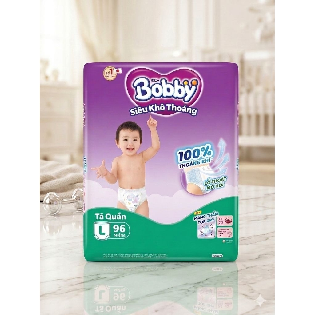 Tã quần Bobby mega jumbo size L/XL/XXL