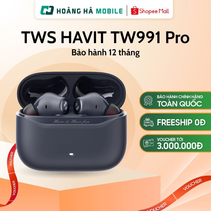 Tai nghe TWS HAVIT TW991 Pro - Chính hãng