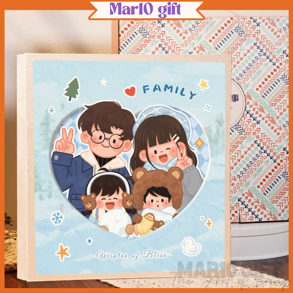 Album Ảnh Cho Bé 1000 ảnh 10x15 Album Đựng Ảnh Gia Đình Cao Cấp Vừa Ảnh 10x15 và 9x13