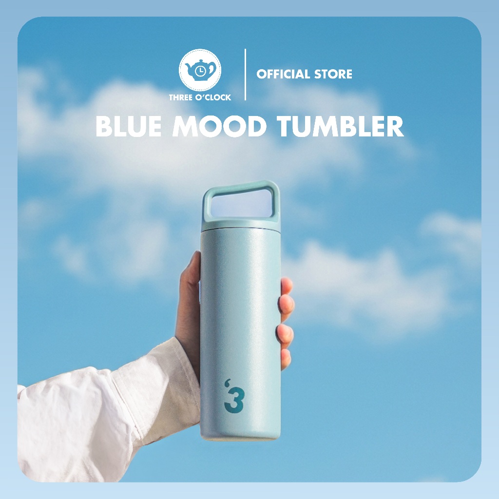 Blue Mood Tumbler THREE O'CLOCK - Bình Giữ Nhiệt Phiên Bản Mùa Hè