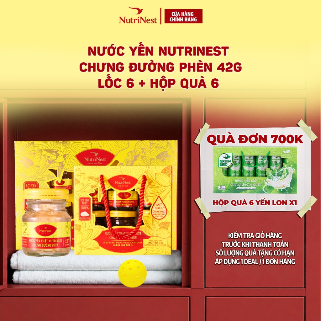 Nước Yến Chưng Đường Phèn Nguyên Chất NUTRINEST Bồi Bổ Sức Khỏe - Hũ 42g