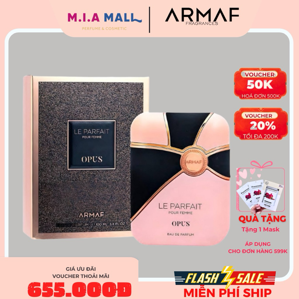 [MIA MALL - ARMAF ] Nước hoa nữ Armaf Le Parfait Pour Femme Opus EDP 100ml