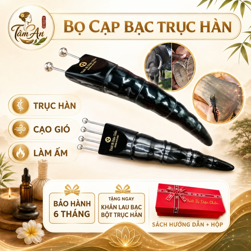 Bọ Cạp Bạc Diện Chẩn Cao Cấp - Bọ Cạp Đen - Bọ Cạp Bạc Đánh Gió - Dụng Cụ Diện Chẩn -Cạo Gió