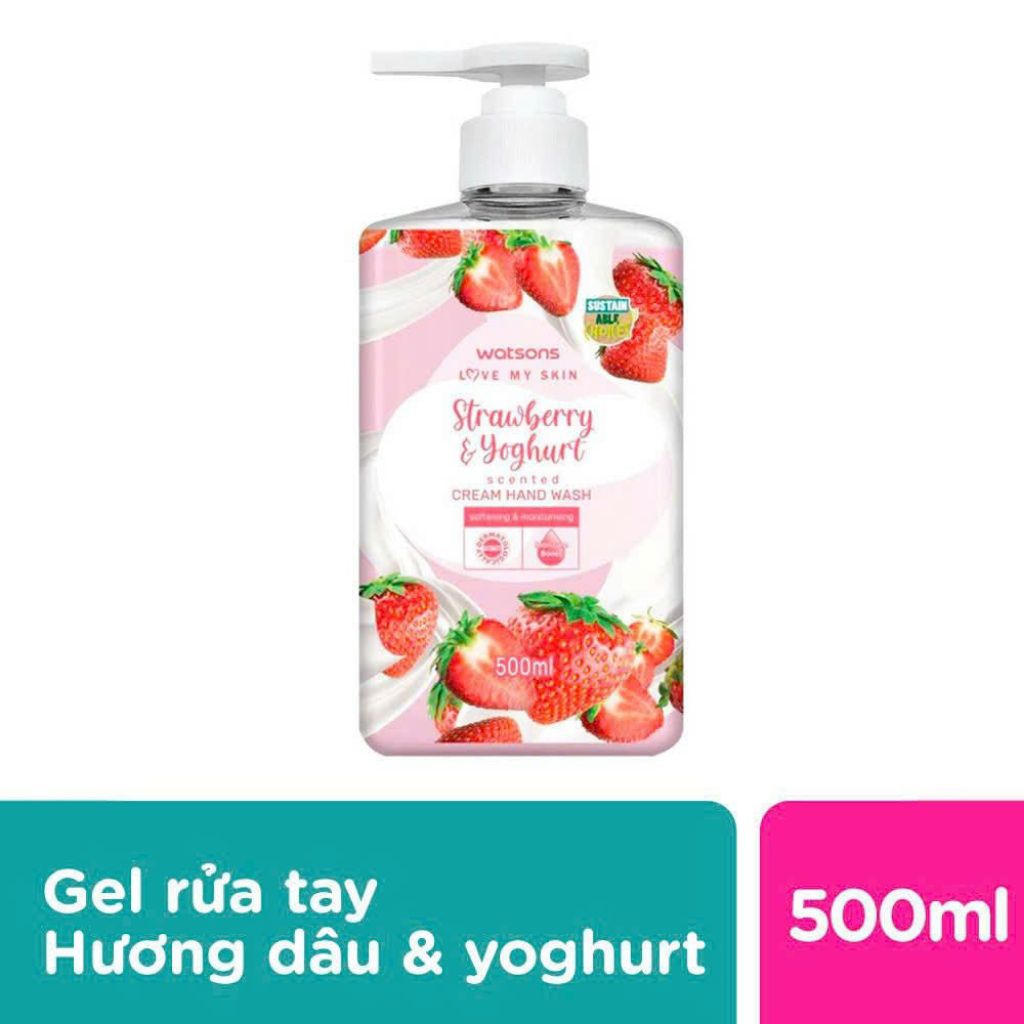 NƯỚC RỬA TAY - GEL RỬA TAY WATSONS LOVE MY SKIN THÁI LAN 500mlNƯỚC RỬA TAY - GEL RỬA TAY WATSONS LOV