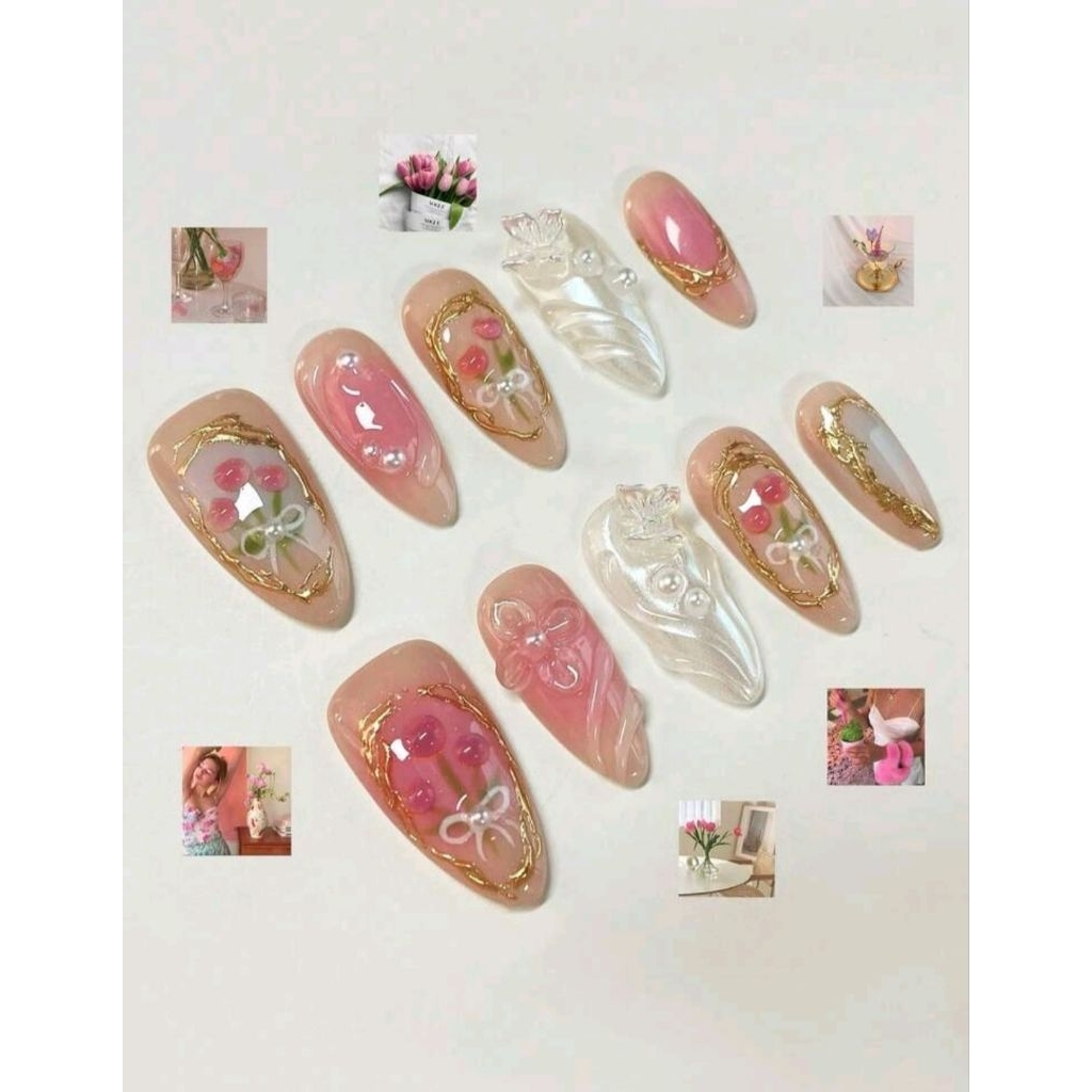 Press On Nails Tiệm Mèo Nails - Móng Úp Handmade, Bền Đẹp, Dễ Đeo
