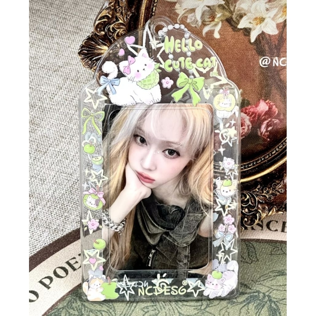 Holder PVC trưng card trong suốt phong cách INS