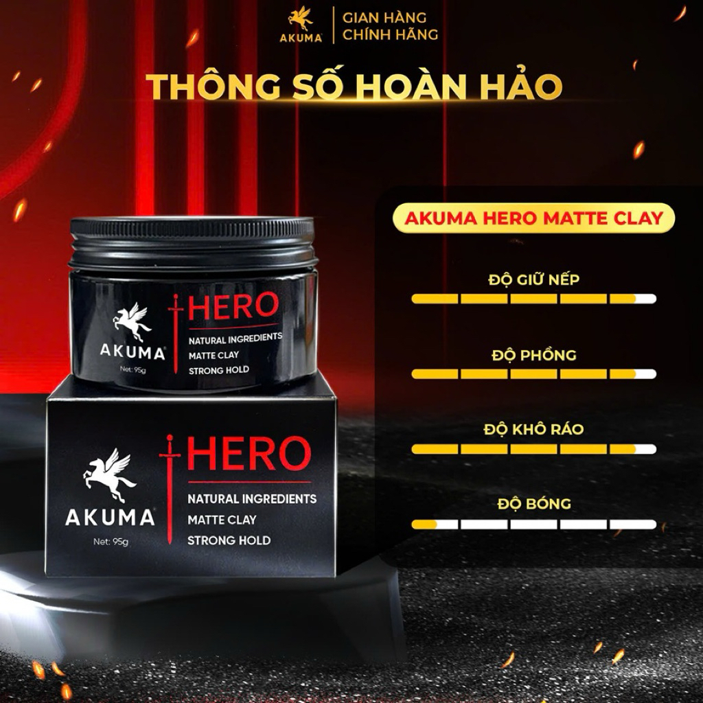 AKUMA HERO Matte CLay 95GR