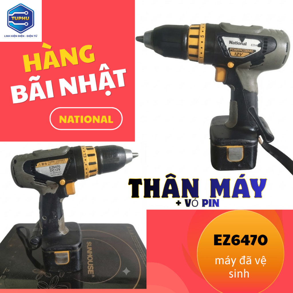 Khoan Bãi nhật NATIONAL EZ 6470 - 12V
