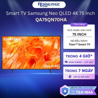 QA75QN70HA - Smart Tivi Samsung Neo QLED 4K 75 Inch QA75QN70HA {Ship HCM 0Đ}