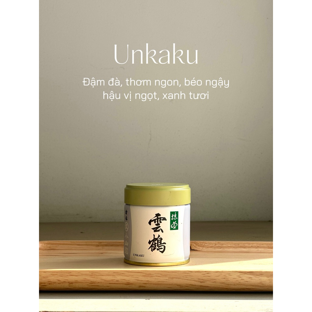 Matcha Unkaku hãng Marukyu Koyamaen - trà truyền thống Nhật Bản - Mauvezom