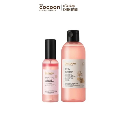 [MUA 2 GIẢM 46%] Combo Tinh chất xịt dưỡng sen Hậu Giang 100ml & Nước sen Hậu Giang Cocoon 310ml