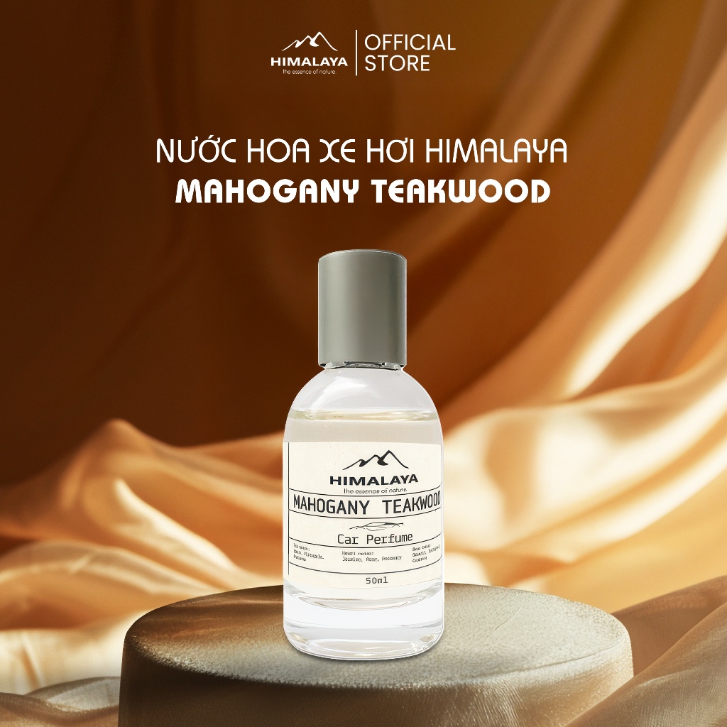 Nước hoa xe hơi Himalaya hương Mahogany Teakwood 50ml