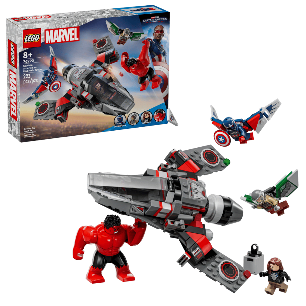 LEGO Marvel Captain America vs. Red Hulk Battle 76292