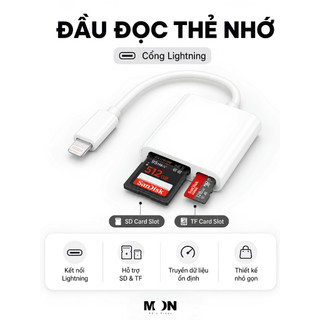 ĐẦU ĐỌC THẺ NHỚ ĐA NĂNG CHO ĐIỆN THOẠI, TABLET, LAPTOP (LIGHTNING / TYPE-C / USB)