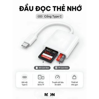 ĐẦU ĐỌC THẺ NHỚ ĐA NĂNG CHO ĐIỆN THOẠI, TABLET, LAPTOP (LIGHTNING / TYPE-C / USB)