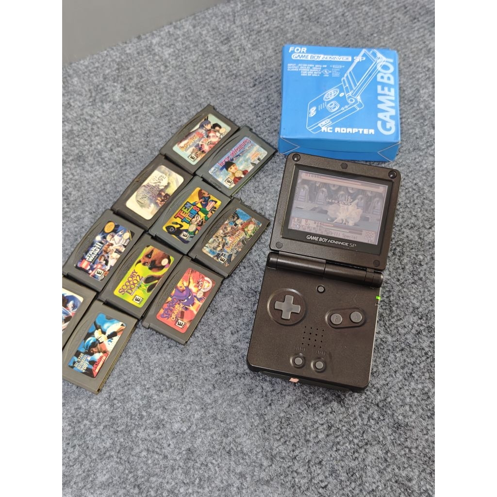 Máy Game Boy Advance + 10 băng game + Bộ sạc GameBoy