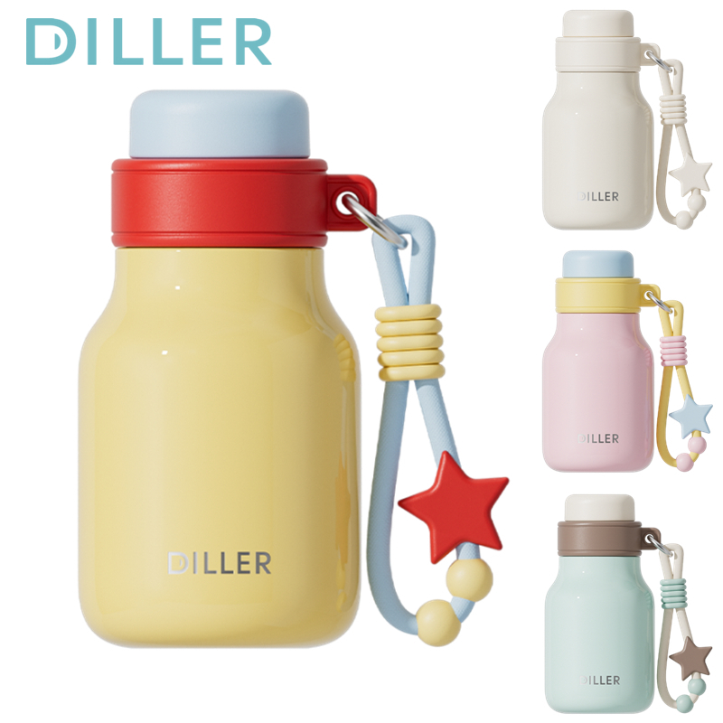 Bình giữ nhiệt dễ thương Diller 320ml - Thép không gỉ 316L, Giữ nhiệt