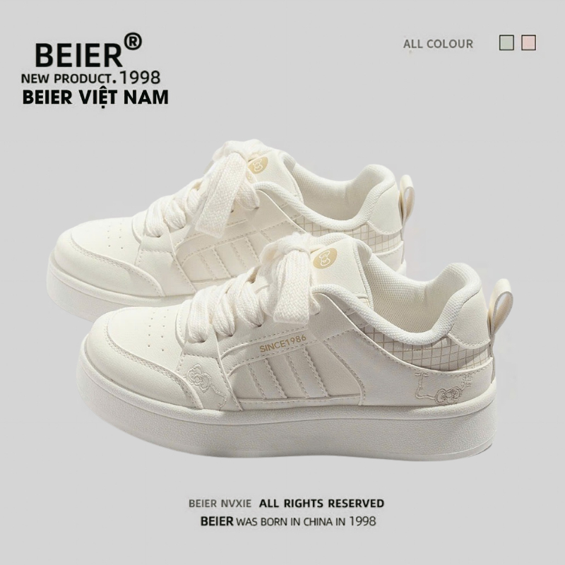 BEIER Giày thể thao BEIER Chính Hãng AUTH giày sneaker BEIER thoáng khí êm chân xinh đẹp 2316 - TRẮN