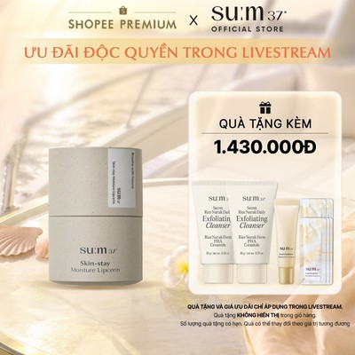 [KOL x SU:M37] Son dưỡng thuần chay su:m 37 Skin-stay Moisture Lipcerin 15ml