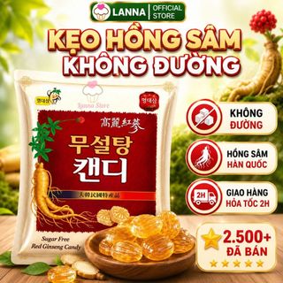 Kẹo hồng sâm không đường kwangdong vitamin hàn quốc 500g tăng sức đề kháng kẹo healthy