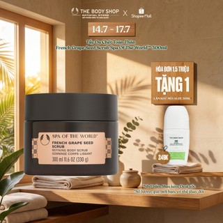 Tẩy Da Chết Toàn Thân French Grape Seed Scrub Spa Of The World™ 300ml The Body Shop