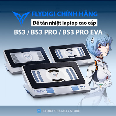 [Chính Hãng] [BH12T] Flydigi BS3 / BS3 Pro / BS3 Pro EVA | Đế tản nhiệt laptop gaming cao cấp không tiếng ồn Hỗ trợ APP