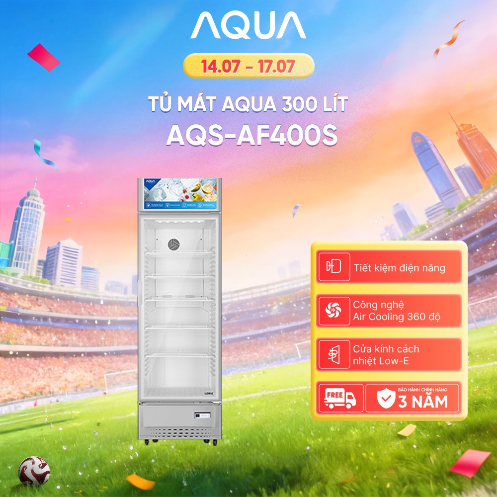 Tủ mát Aqua 300 Lít AQS-AF400S