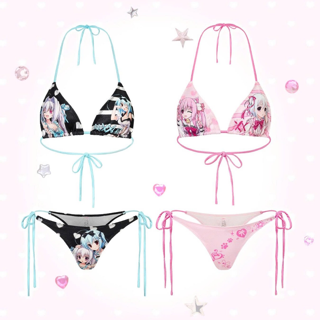 NEXXUS Nami Bikini - Đồ Bơi Hai mãnh Họa Tiết Anime Dễ Thương Gợi Cảm
