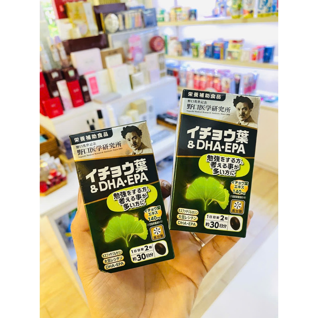 Viên uống bổ não Dha-Epa Ginkgo Noguchi 60v
