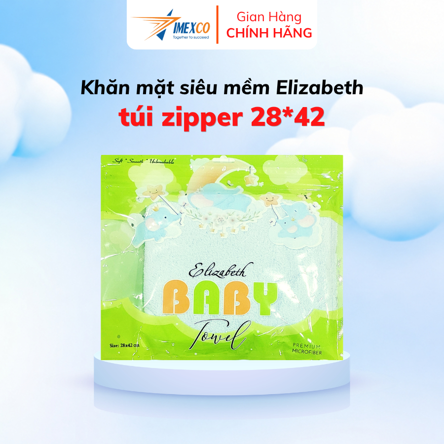 Khăn Mặt Siêu Mềm Elizabeth (28x42) - KM0065