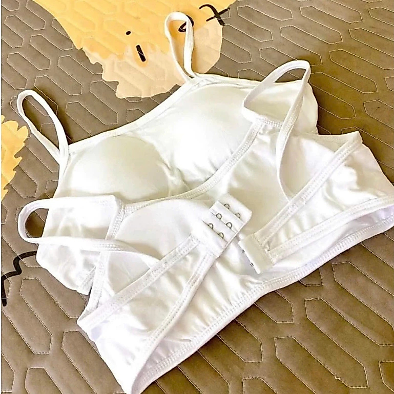 Áo Bra Cotton Học Sinh Cài Sau Kèm Mút Đệm Chất Mềm Mịn mã CC1