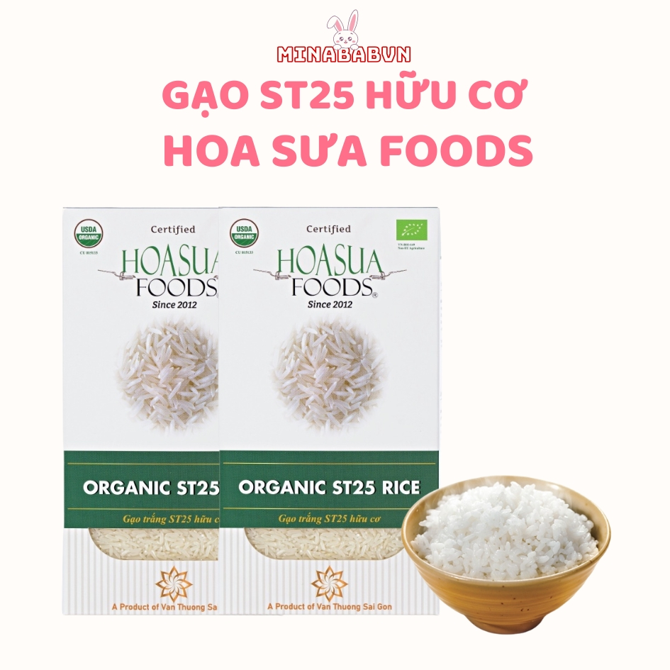 Gạo Hữu Cơ Vietsuisse, Gạo Hữu Cơ Nấu Cháo Cho Bé Ăn Dặm An Toàn 1kg