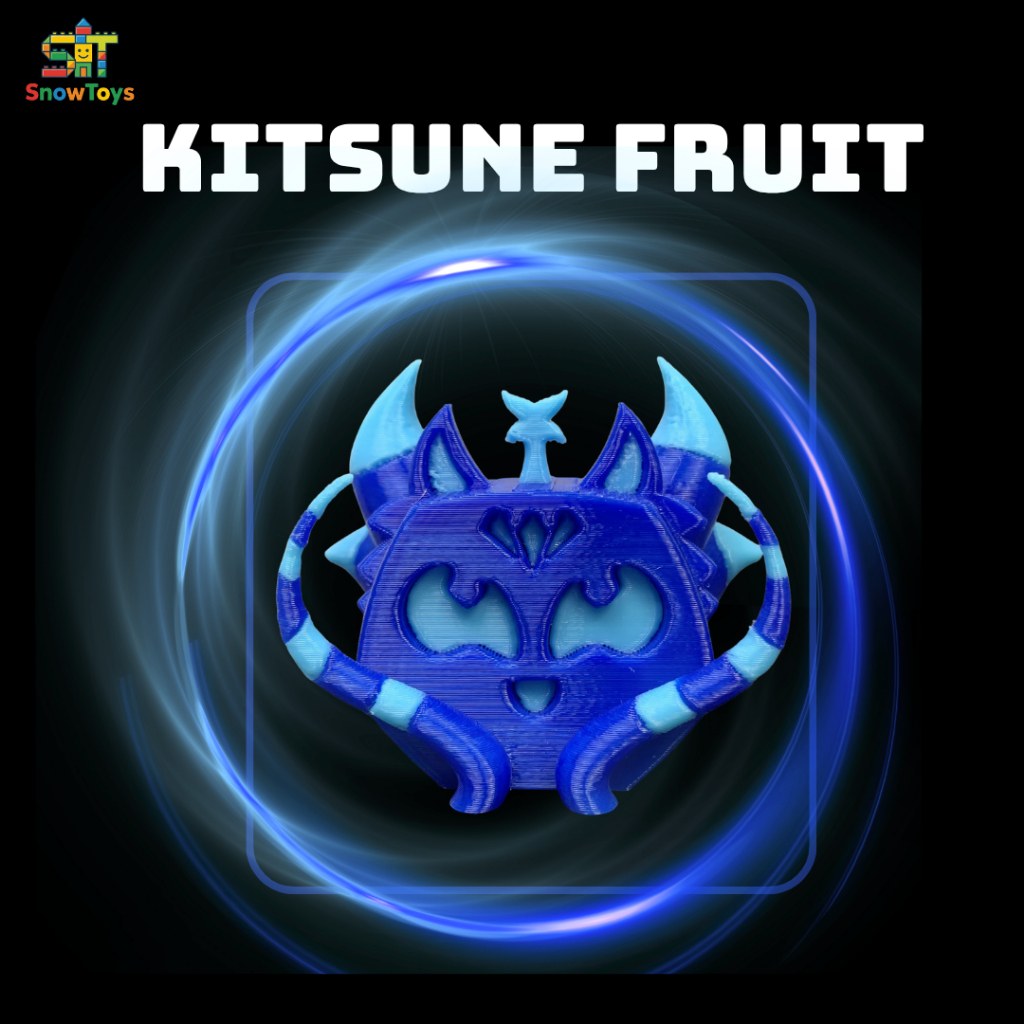 Trái Ác Quỷ Kitsune Fruit Blox Fruits in 3D - Mô Hình Độc Đáo Cho Bé