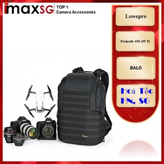 Balo máy ảnh Lowepro Protactic 450 AW II, Chính hãng Hoằng Quân + quà tặng