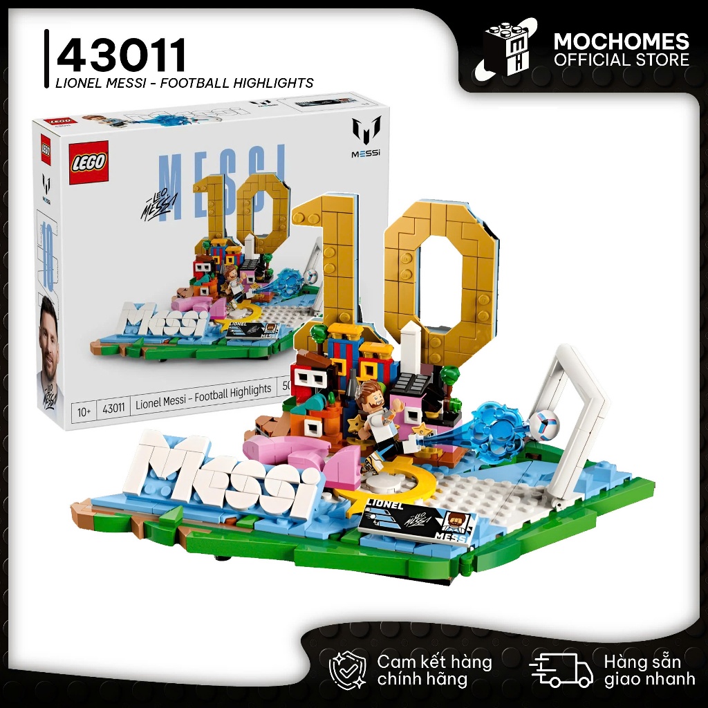 Đồ chơi lắp ráp LEGO 43011 Messi Football Hightlight