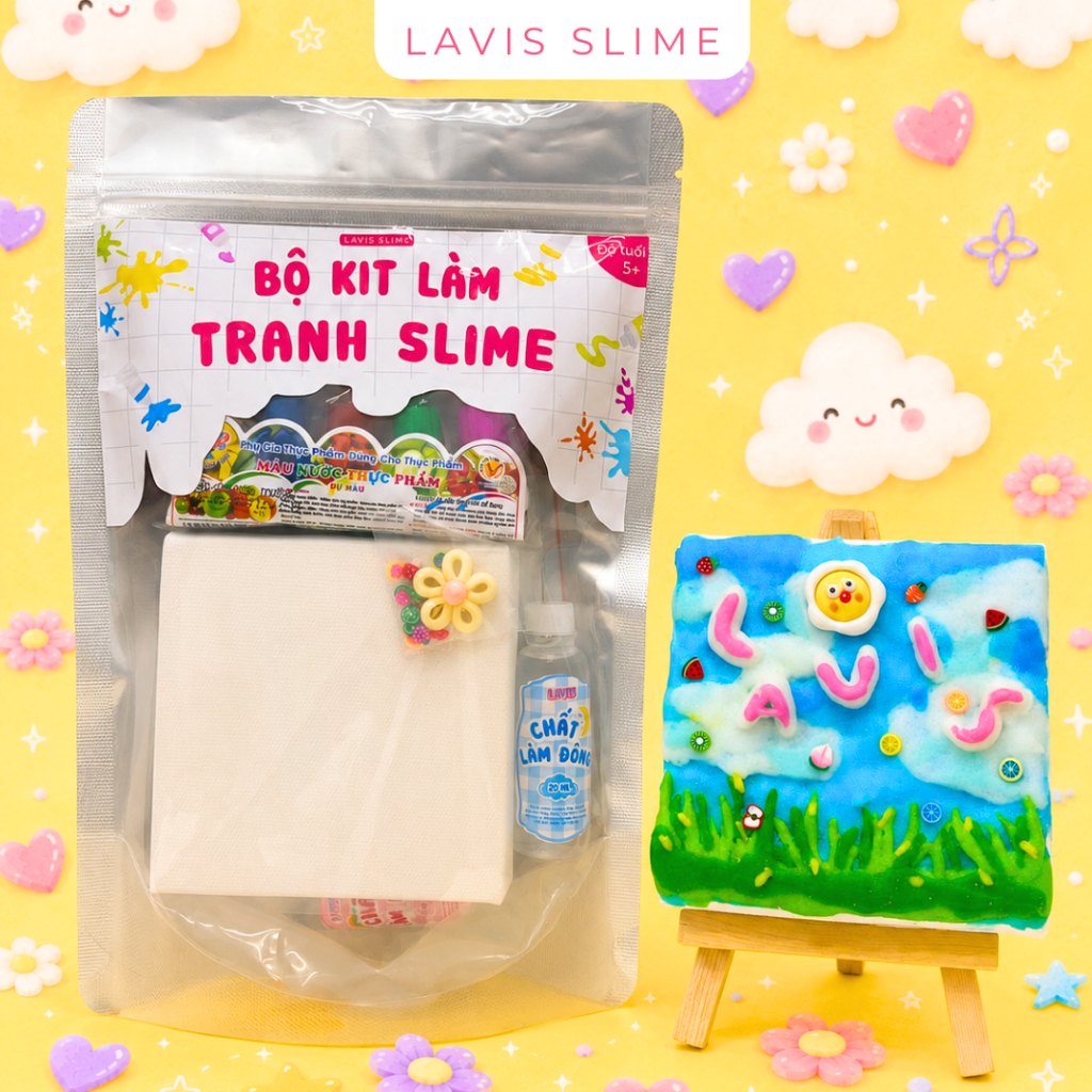 Lavis Slime - BỘ KIT LÀM TRANH BẰNG SLIME - TRANG TRÍ & QUÀ LƯU NIỆM