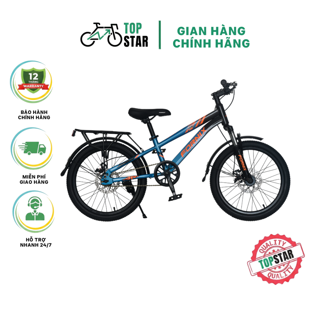 Xe Đạp Trẻ Em Fornix MX20 12.6kg Bảo Hành 12 Tháng