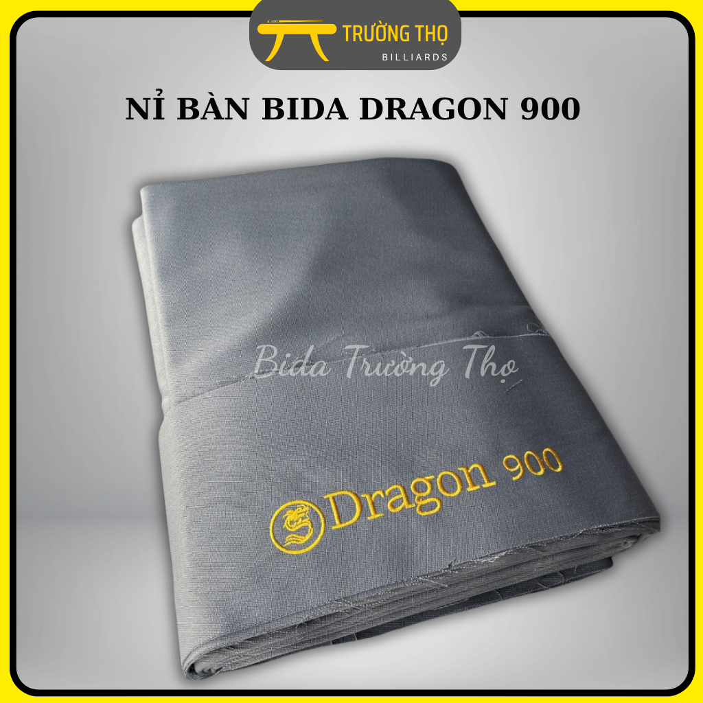 Vải Nỉ DRAGON 900 Vải thay thế cho Bàn BIDA - Nỉ DRAGON Chữ Thêu - HÀNG NHẬP TRUNG