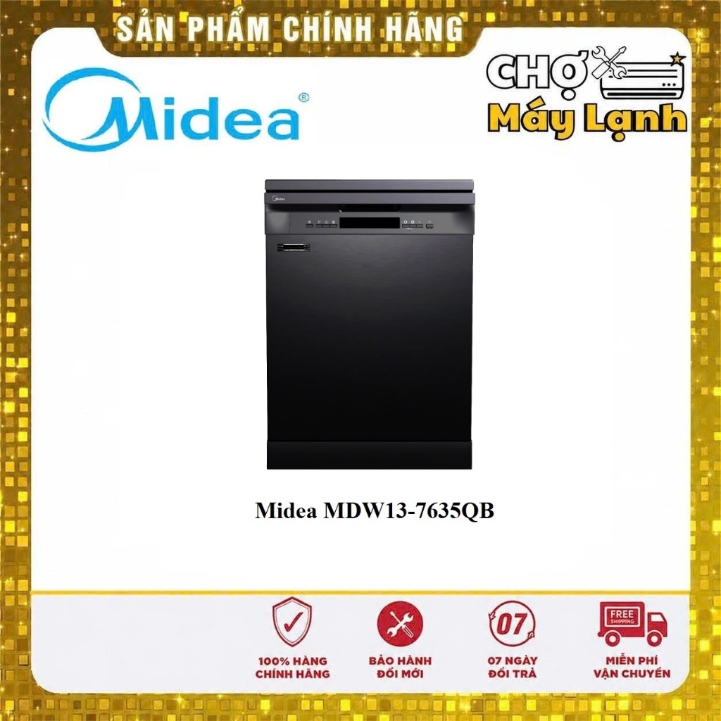 Máy rửa bát đĩa Midea MDW13-7635QB công suất 2100W