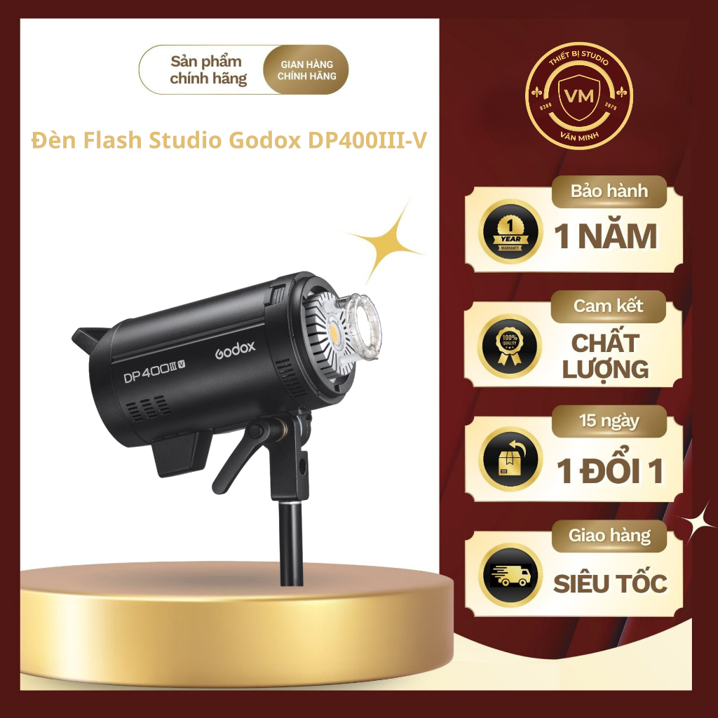 Đèn Flash Studio Godox DP400III-V