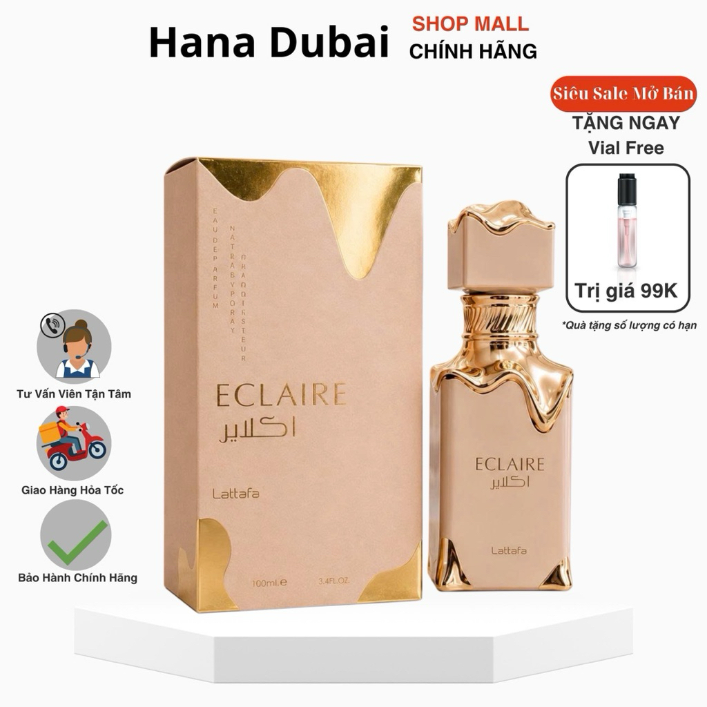 [Cam.Kết.Chính.Hãng] Nước hoa Lattafa Nữ Eclaire