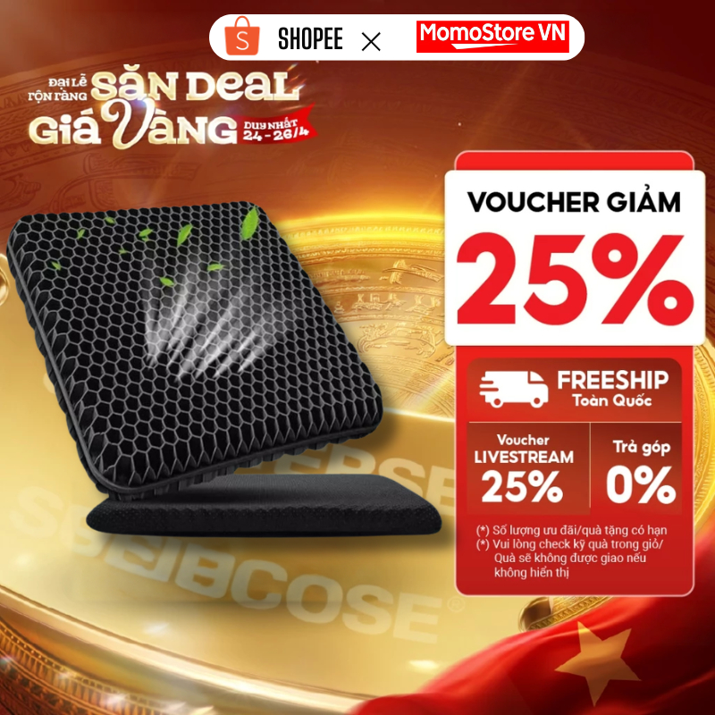 Gối Tựa Lưng Văn Phòng CECILA Cao Su Non Thoáng Khí Đàn Hồi Tốt Dùng Ghế Làm Việc