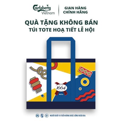 [GIFT] Túi Tote Bag màu sắc 1664