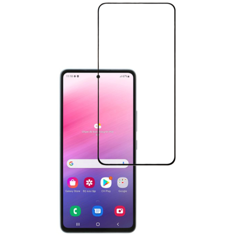 Combo 2 cường lực Samsung A53 5G kính full màn hình full keo