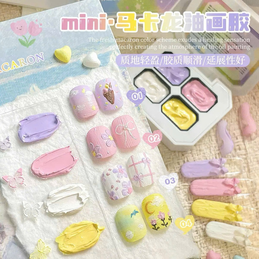 (Gel dặm Ombre) sét gel dặm, gel dặm ombre, sét dặm pastel - mina nail