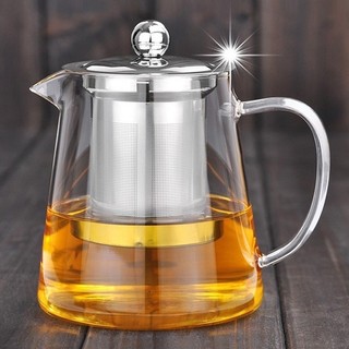 Bình pha trà quai nhựa dung tích 750ml có lưới lọc trà inox 304 cao cấp