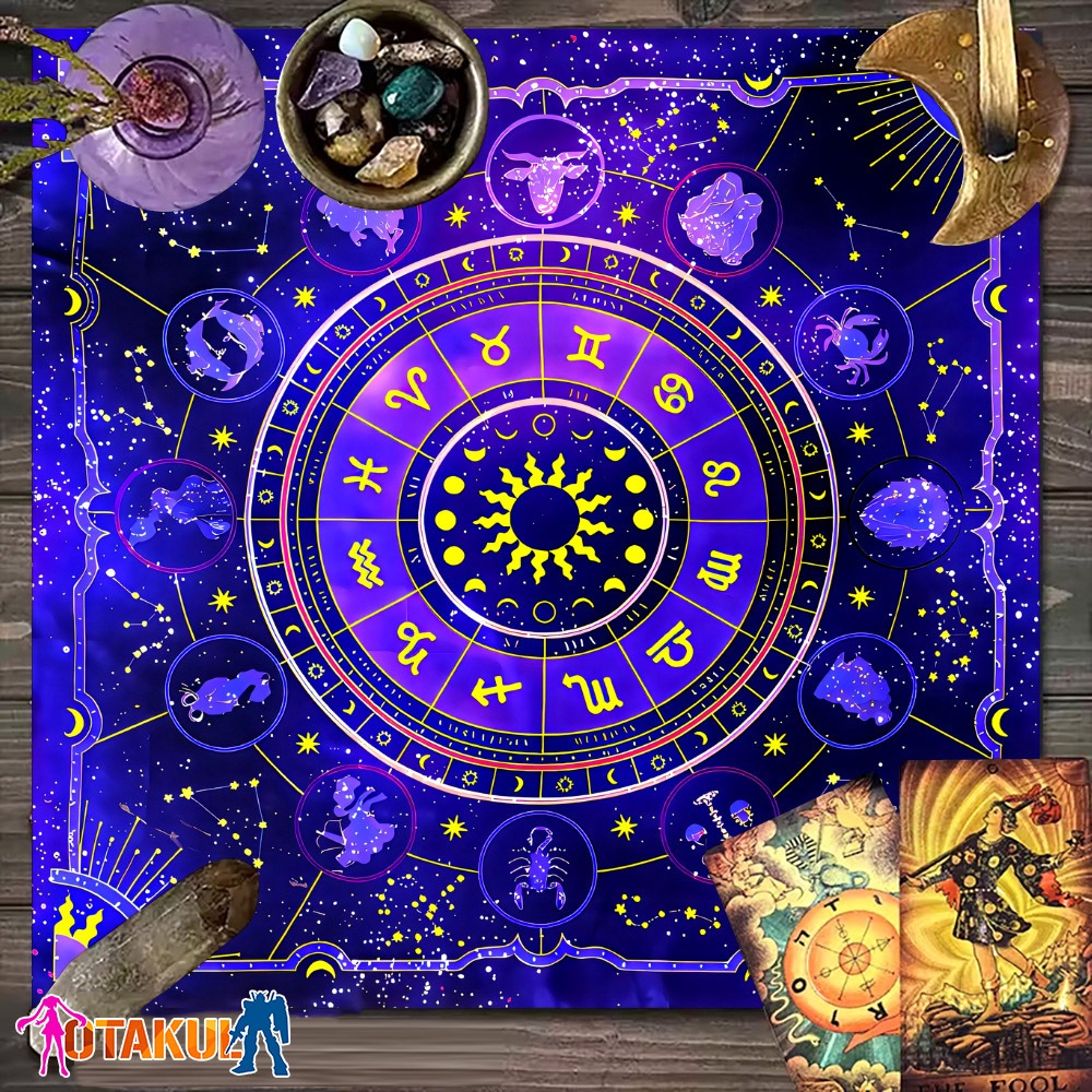 (Mẫu Mới 2026) Thảm Mới Về - Thảm Trải Bài Tarot - Bói Bài Tarot - Bói Bài Sakura - 17755